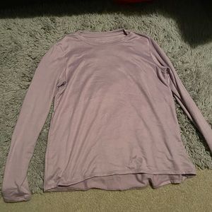 Purple long sleeve top